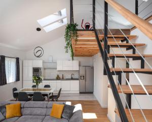 Kuchyňa alebo kuchynka v ubytovaní Metily apartment