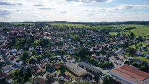 Letecký snímek ubytování Oberzent-Hostelstyle nur für aktive Touristen