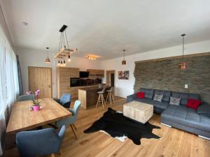Posezení v ubytování Berghof Haselsberger Appartements