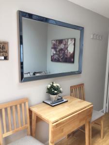 A television and/or entertainment center at The City Annexe 