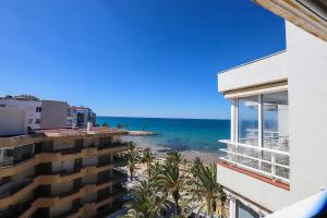 a view of the ocean from a building at DIFFERENTFLATS Rubens in Salou