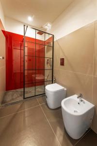 Et badeværelse på Il Rubino Holiday House