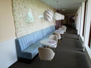 Ein Sitzbereich in der Unterkunft Apartmán B 101 Vysoké Tatry