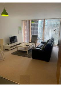 A seating area at City Apartments Milton Keynes 
