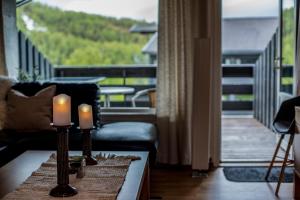 Posezení v ubytování Private Apartment close to Sirdal Hotel