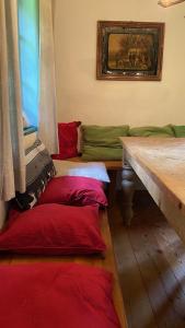Postel nebo postele na pokoji v ubytování STEYR RIVER LODGE