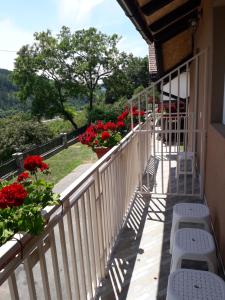 A balcony or terrace at Apartmani Maksimović