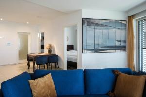 A seating area at Apartman Balaton
