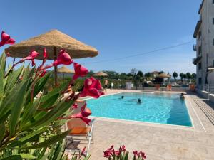 Bazén v ubytování Hotel Letizia nebo v jeho okolí