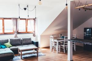 Posezení v ubytování Apartmány na náměstí