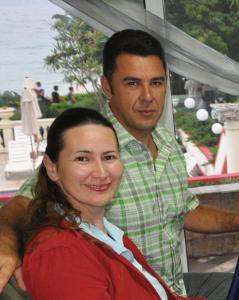 a man and a woman posing for a picture at Guesthouse Djurić in Negotin