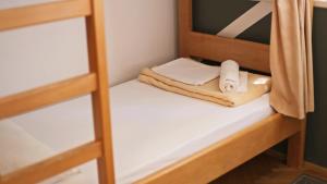 Krevet ili kreveti u jedinici u okviru objekta Tchaikovsky Hostel Split (T-Hostel)