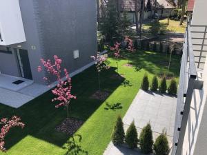 Vonkajšia záhrada v ubytovaní Aprum Apartments 12C