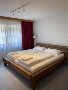 Postel nebo postele na pokoji v ubytování Haus Ares