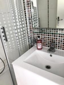 Koupelna v ubytování Guesthouse Davorka Bijelić