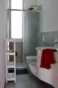 Ett badrum på Casa Spiaggia