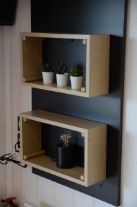 A kitchen or kitchenette at Cottages du Golf Fleuray-Amboise