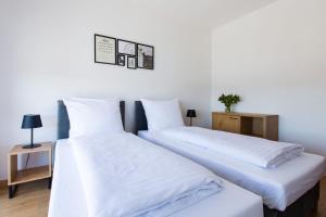 Posteľ alebo postele v izbe v ubytovaní ZatorHome apartamenty - blisko Energylandii i Zatorlandu