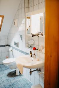 Koupelna v ubytování Appartement VIDMAR-WINTERTRAUM + 29 fotografií