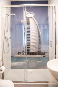 Kúpeľňa v ubytovaní Metropolis Apartamenty Centrum