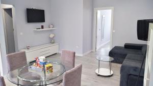 A seating area at Apartamento los Acantilados Nº 2 Cobreces