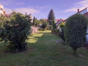 Zahrada ubytování HEMNES Apartman