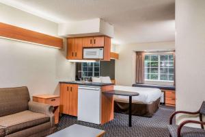 Microtel Inn & Suites by Wyndham Bethel/Danbury tesisinde mutfak veya mini mutfak