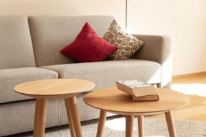 A seating area at Ladurnerhof Boutique Apartments Meran