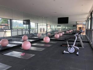 Fitness centrum a/nebo fitness zařízení v ubytování Percent Hotel Yangshuo