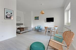 Гостиная зона в Grand Apartments - Studio Apartment 50 m from Monte Cassino