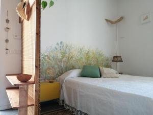 Giường trong phòng chung tại A naca