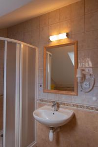 Uma casa de banho em Penzion Štekrův Mlýn