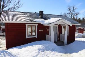 冬天的Fjällriket Baggården