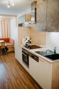 Kuchyň nebo kuchyňský kout v ubytování Appartement VIDMAR-FERIENGLÜCK