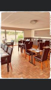 Χώρος καθιστικού στο Hôtel le Bretagne et Restaurant Le Papillon