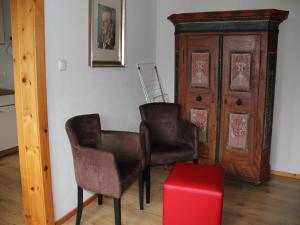 Część wypoczynkowa w obiekcie Ferienwohnung Laserer