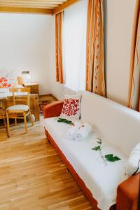 Łóżko lub łóżka w pokoju w obiekcie Ferienwohnung Vidmar
