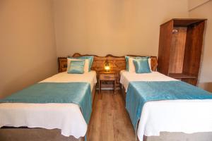 Postel nebo postele na pokoji v ubytování Keyif Motel