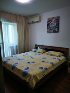 Cama o camas de una habitación en Sea View Noblesse Apartment Constanta