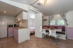 Kuchyňa alebo kuchynka v ubytovaní Mobile home Pecten 03 + 18 fotografií