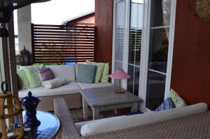 A seating area at Box58