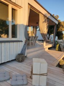Balkón alebo terasa v ubytovaní Eco Resort Buqez villa 34