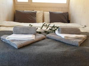 Posteľ alebo postele v izbe v ubytovaní Eco Resort Buqez villa 34