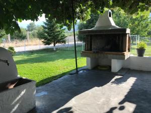 A garden outside Sarakinas Farm House