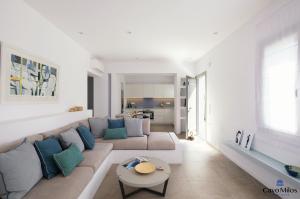 A seating area at Cavo Milos