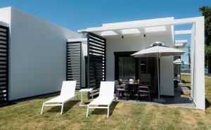 Budova, kde se aparthotel nachází