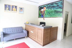 Posezení v ubytování Camlodge Budget Hotel