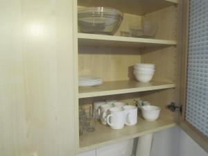 Kuchyň nebo kuchyňský kout v ubytování Apartment für zwei