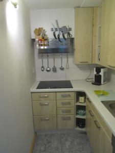 Kuchyň nebo kuchyňský kout v ubytování Apartment für zwei