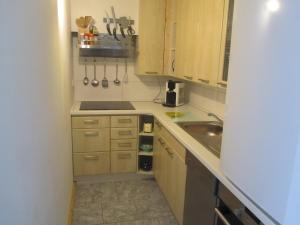 Kuchyň nebo kuchyňský kout v ubytování Apartment für zwei